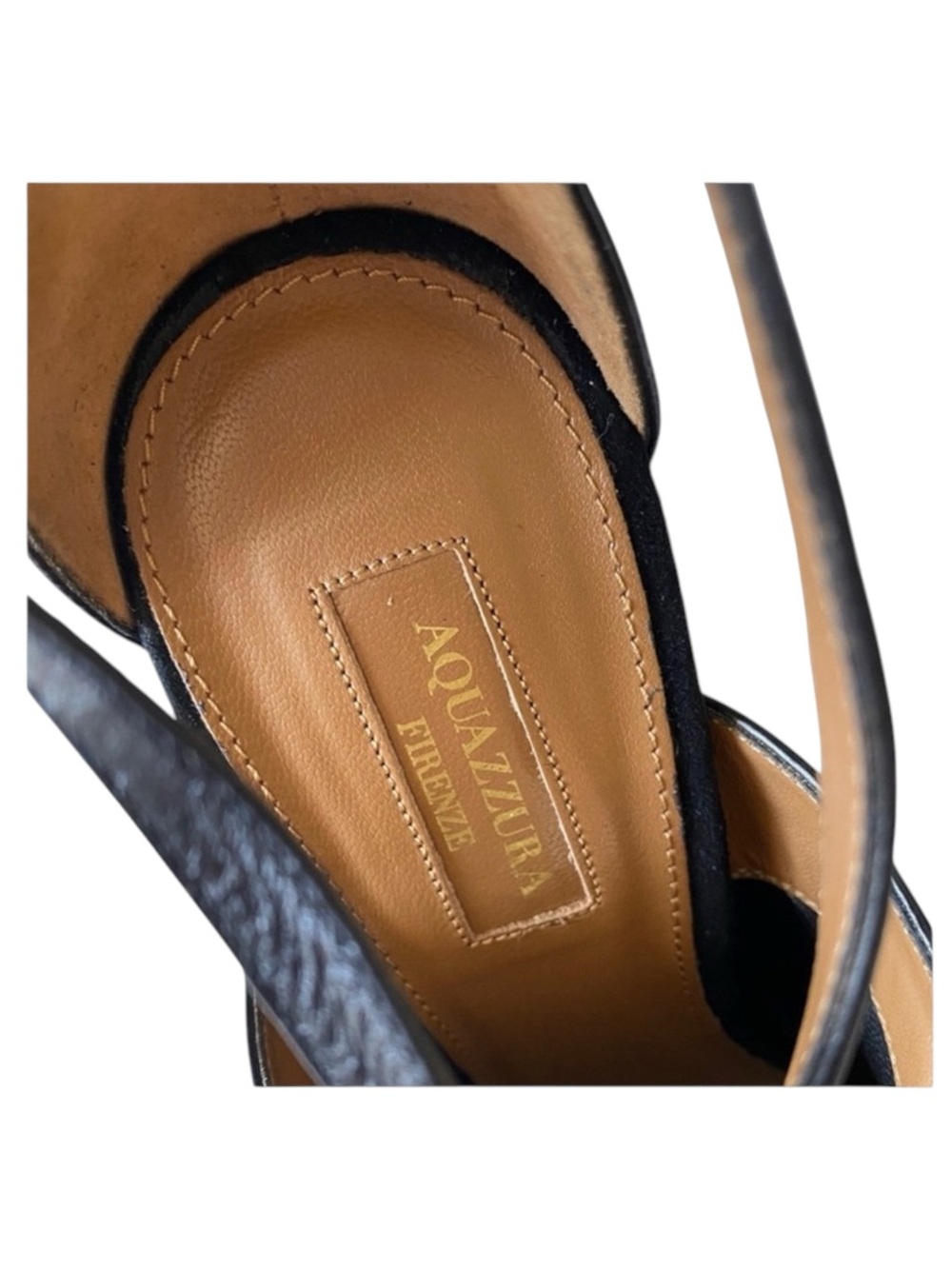 HTF: new Aquazzurra ☻︎ Kaya Plateau Platform Suede Sandals ☻︎ Red Carpet 40.5 10 - Picture 12 of 17